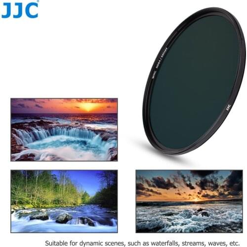 JJC 6 Stop Neutral Density ND64 Filter 58mm 62mm 67mm 72mm 77mm 82mm for DSLR Mirrorless Camera Lens Filter with Storage Box