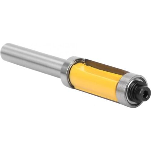 8mm Shank Pattern Flush Trim Router Bit Double Bearing Woodworking Milling Cutter Tool