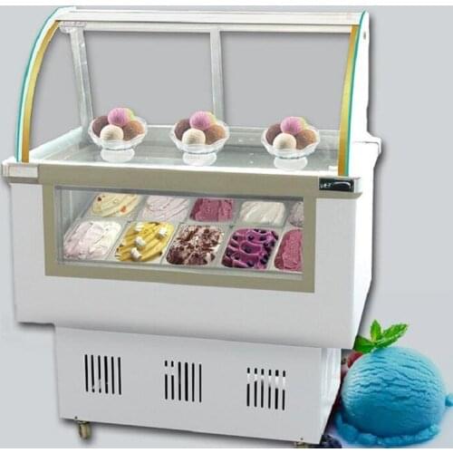 Hot sell gelato Ice Cream Display Freezers showcase gelato showcase display cabinet
