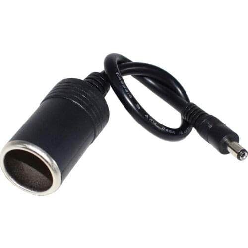 Car Lighter Charger Cable Female To DC 5.5x2.1mm Socket Convertor