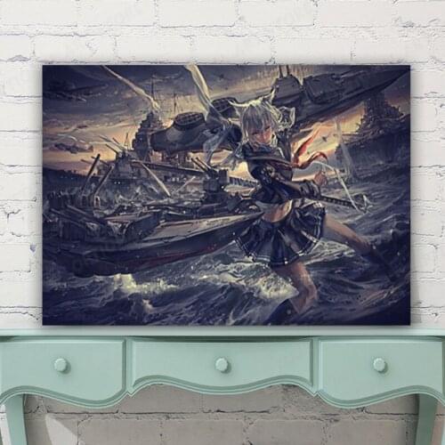 Canvas Game Azur lane Home Manga Decoration Paintings Poster HD Prints Wall Art Modular Living Room