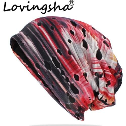 LOVINGSHA High Quality Camouflage Women Hat Unisex Warm Ladies Autumn Winter Fashion Hip-hop Skullies And Beanies Men Cap HT157