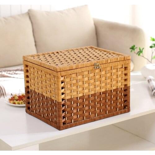 Clothes Basket Storage Box Container Laundry Lock Box Medicine Large Bedroom Storage Travel Wardrobe Rangement Locker HX50ST