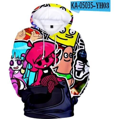 Friday Night Funkin Hoodie 3D Sweatshirt Long Sleeve Kids Women Mens Tracksuit Harajuku Streetwear 2021 Video Game Clothes