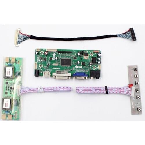 VGA DVI AUDIO LCD Controller Boar HDMI-compatible for 17 inch 1280X1024 lcd panel M170E5-L09 M170E5-L0C QD170E1LG02 LQ170E1LG11