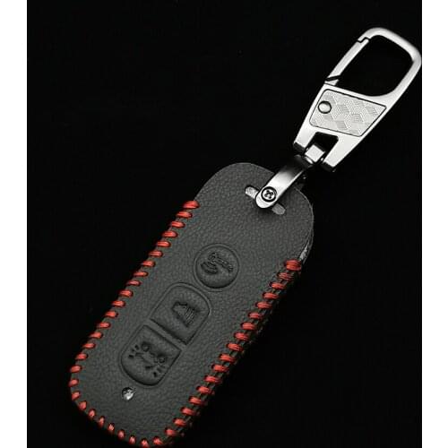 High Quality Carrying Leather Remote Control Key Case Cover For Honda PCX125 PCX150 2016 2017 2018 2019 2020 Keychain Bag