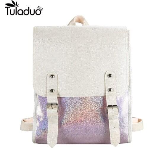 High quality ladies backpack Backpack PU Leather Shoulder Bag Large Capacity Fashion Backpack new fashion Simple youth girl bag