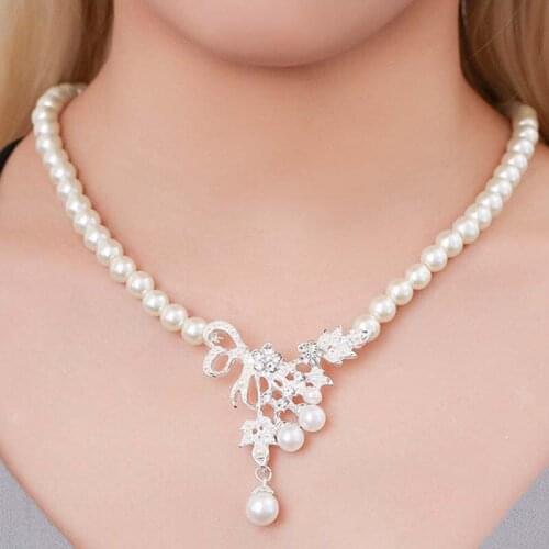 Handmade beaded pearl necklace sets for women hawaiian jewelry indian jewelry set weddin gift set for nacklace women set ethiop