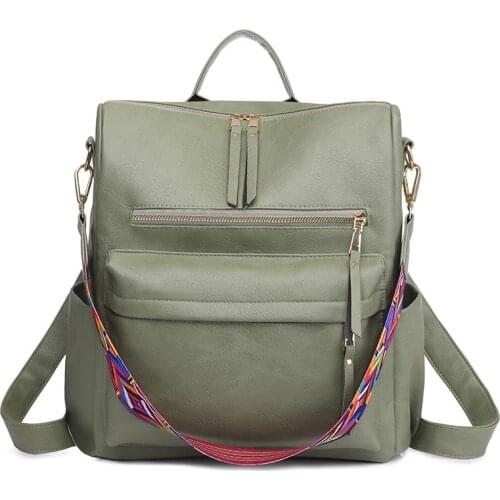 Female Pu Leather Retro Backapack Large Capacity Travel Shoulders Backpack Leopard Snake Women Casual Luxury Design Backpacks