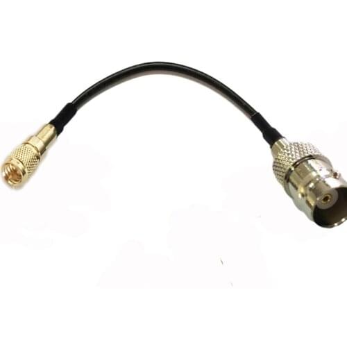 10pcs Microdot Compatible M5 Male to BNC Female 10-32 UNF Vibration Acceleration Sensor Test RG174 Cable 10/15/20/30/50cm 1/2/3m