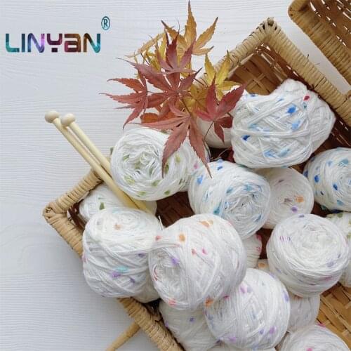 100g Fancy Yarns For Hand Knitting Thick Thread Crochet Cloth Yarn DIY bag handbag carpet cushion Milk Cotton Sweater Yarn ZL49