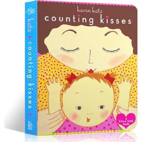Karen Katz Counting Kisses Board Book English Picture story books to help your child grow as a reader