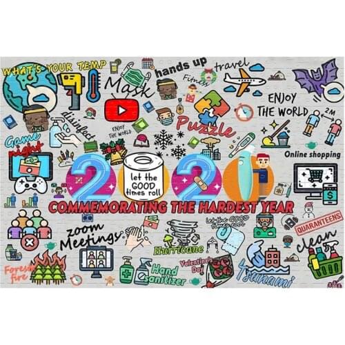 2021 Commemorate the Hardest Year Jigsaw Puzzle Assemble Picture Kids Adult Toy Kids Educational Toys for Children Gifts