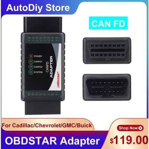 OBDSTAR CAN FD Adapter For OBDstar X300 DP Plus/PRO4 Car Diagnostic Tool For Chevrolet/Buick/GMV/Cadillac For ECU System CANFD