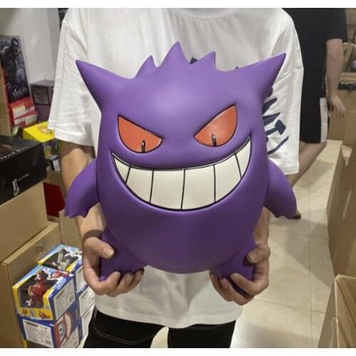 Big Size 1:1 Pokemon Gengar with box Action Figure Toys 35cm