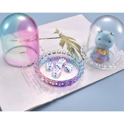 Dice Cup Casting Silicone Mould DIY Crafts Making Tool Crystal Epoxy Resin Mold U7ED