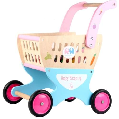 Children Play House Shopping Cart Toy Simulation Supermarket Trolley Trolley Early Education Educational Set Toys for Children