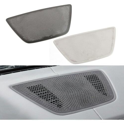 Chrome Dashboard speaker cover trim for BMW X5 G05 Center Console Audio Loudspeaker Horn Decor Casing Shell Music Stereo