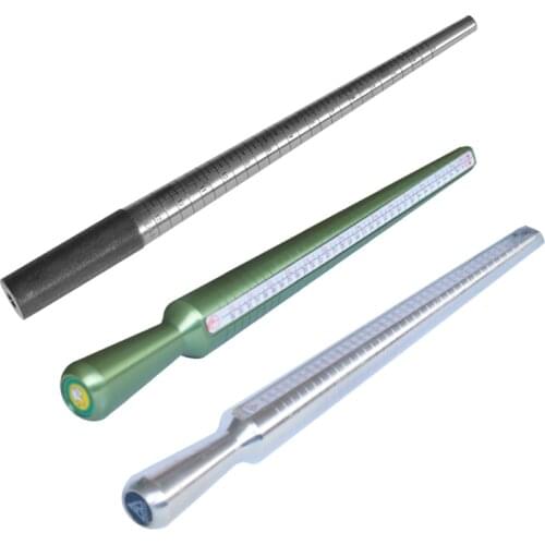 Quality ring measurment tool staninless steel ring stick with different material ring