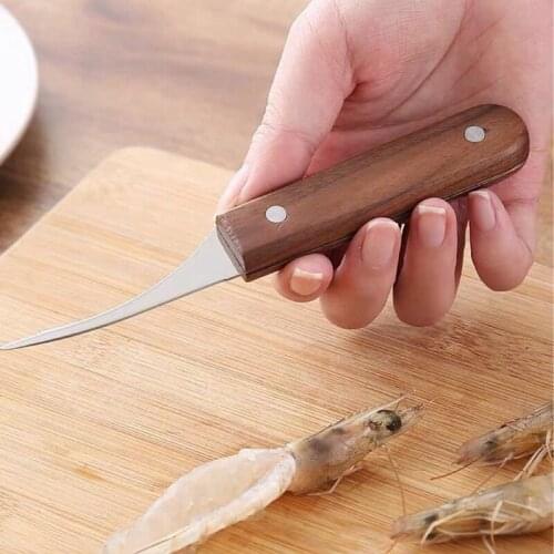 Stainless Steel Shrimp Line Knife Lobster Fish Cleaning Shrimp Intestines Cutting Knife Peeler Practical Seafood Tool