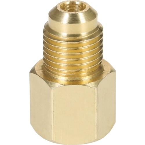 R134A Refrigerant Tank/Vacuum Pump Adapter to R12 Fitting Adapter 1/2inch Female to 1/4inch Male