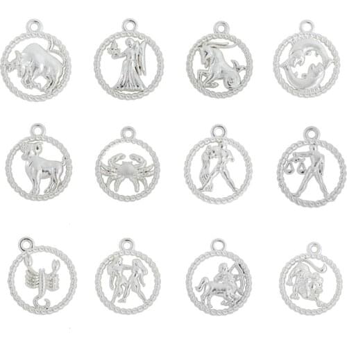 Женские кулоны знаки зодиака RAINXTAR China At AliExpress