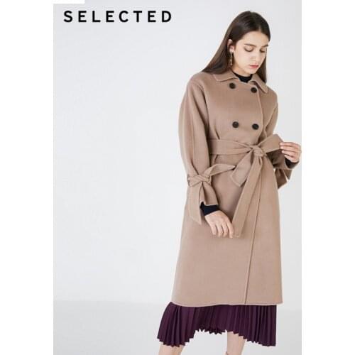 Женские пальто с поясом SELECTED China At AliExpress