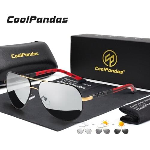 Top Brand Aluminum Aviation Polarized Sunglasses Photochromic Men Women Chameleon Sun Glasses Safety Driving zonnebril heren