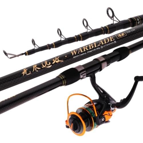 Carbon Fiber 2.1M- 5.4M Spinning Fishing Rod Long Section Telescopic Rock Wedkarstwo Olta Carp Feeder Fish Sticks Canne De Pesca