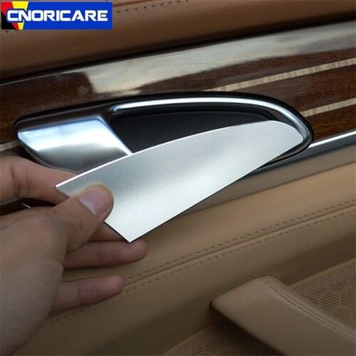 Car Styling Inner Door Bowl Sequins Decoration Sticker Trim For Porsche Panamera Aluminium Alloy Interior Accessories