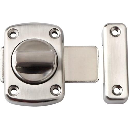 Rotate Bolt Latch Gate Latches Safety Door Slide Lock,MS220U Brushed Finish