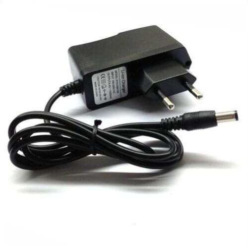 High quality 12.6V 1A polymer lithium battery 18650 charger, 12.6V Power Adapter Charger 12.6V1A, full of lights change