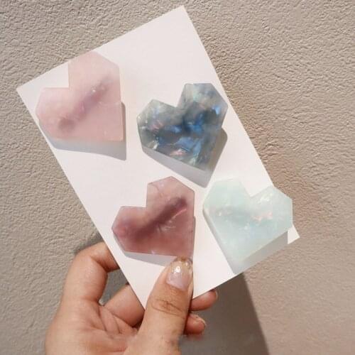 2019 Summer New Arrival Acetic Acid Acrylic Resin Big Heart Hairpins For Women Sweet Hair Jewelry Girls Lovely Hair Clips Gifts