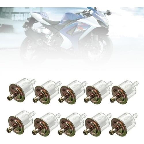 1Pc/Set Universal Motorcycle Small Engine Inline Carb Fuel Gas Filter Motorcycle Motorbike Motor Oil Filters Fuel Filter