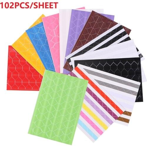 10 sheets Colorful Photo Corner Sticker DIY Scrapbook Photo Albums Frame Picture Fashion Decoration PVC Stickers