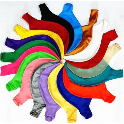 12p 36Inch Giant White Balloon Latex Balloons Birthday Wedding Decoration Inflatable Helium Balloons Happy Birthday Party Ballon