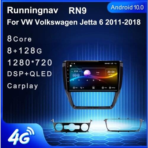 4G LTE Android 10.1 For VW Volkswagen Jetta 6 2011-2018 Multimedia Stereo Car DVD Player Navigation GPS Radio