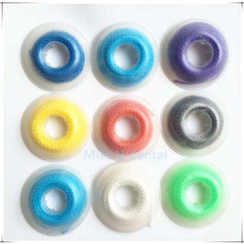 5Pcs High Strength Dental Orthodontics Elastic Ultra Power Chains long / Short / Continuous multi Size/color Dentist Materials