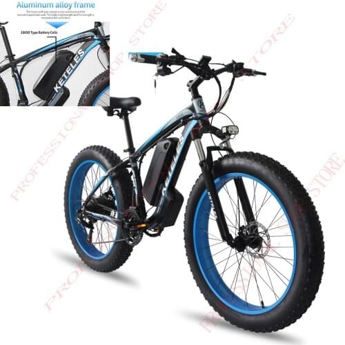 600 26 Inch Electric Bicycle Alloy Frame 18ah 1000W Xdc 48v 26 Inch Max Power Battery Fat Wheel 21 Speed