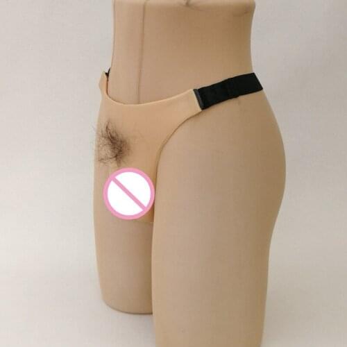 Abalone vagina Silicone T pant Realistic Vagina Panty Shemale Crossdresser Pussy Pants Transgender Artificial Sex Fake Underwear