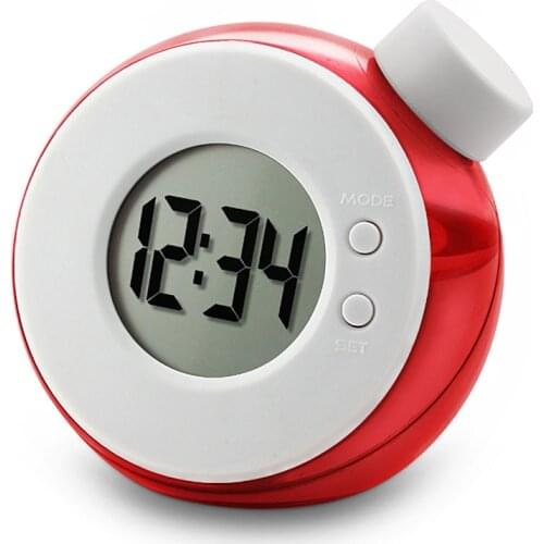 Creative Water Powered Clock Child Desk Table Clock Smart Water Element Mute Digital Clock With Calendar Home Decor Kid Gifts