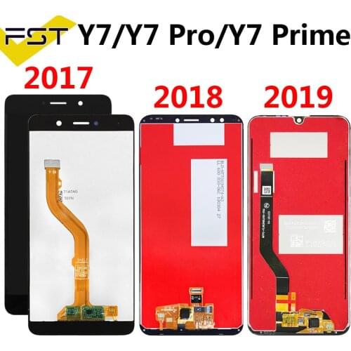 For HUAWEI Y7 Y7 Pro Y7 Prime LCD Display Touch Screen Digitizer For Huawei Y7 Prime LCD With Touch 2017 2018 2019