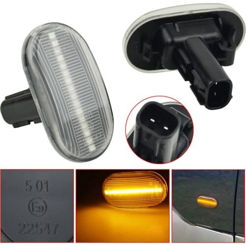 For Suzuki Jimny JB64W/Sierra JB74W/JB23W 6 7 8 For Mazda/For Chevrolet Dynamic Side Marker Turn Signal Indicator Repeater Light
