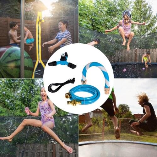 Water Misting Cooling System Kit Summer Sprinkler Brass Nozzle Outdoor Garden Greenhouse Park Plants Spray Hose Watering