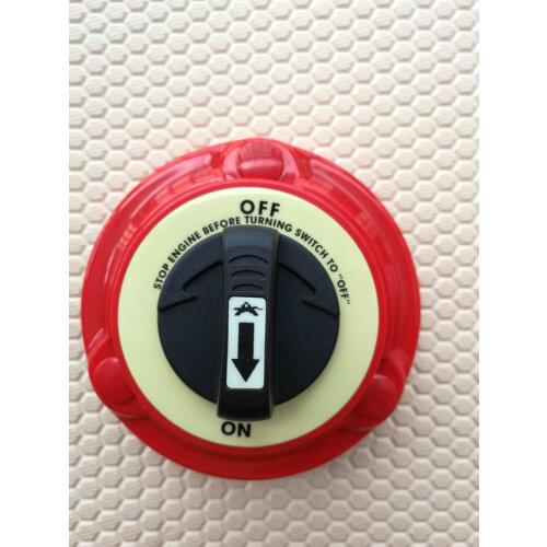Boat Yacht RV Fishing Semi Red Dual Battery Isolator Selector Switch ON OFF 0639