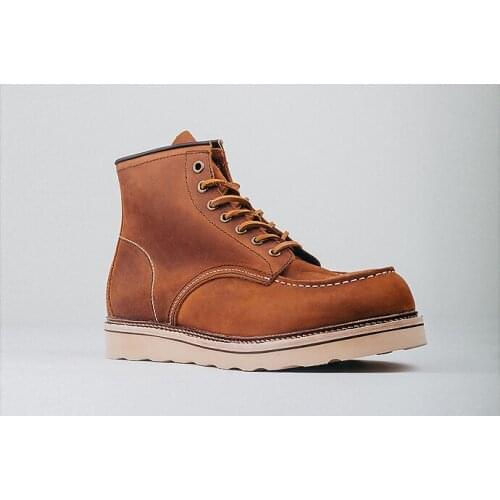 American retro mens boots 1907 desert boots outdoor beige motorcycle boots safety shoes couple shoes