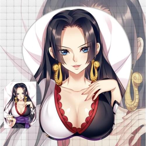 One Piece Boa Hancock Figure 3d Chest Soft Gel Gaming Mouse Pad Mousepad Wrist Rest 5128 Gifts Kids Toy