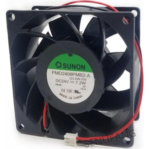 PMD2408PMB2-A DC 24v 7.2w cpu cooler heatsink axial Cooling Fans 8038 80x80x38mm 8cm 80mm
