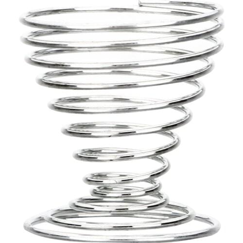 Stainelss Steel Spring Boiled Eggs Holder Cooking Tool Egg Tools Wire Tray Egg Cup Kitchen Gadgets Stand Storage Rack