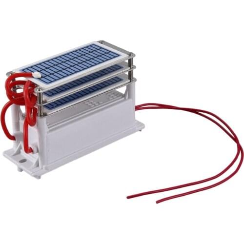 21G/H Portable Ceramic Ozone Generator 220V Three Integrated Long Life Ceramic Plate Ozonizer Air Water Air Purifier